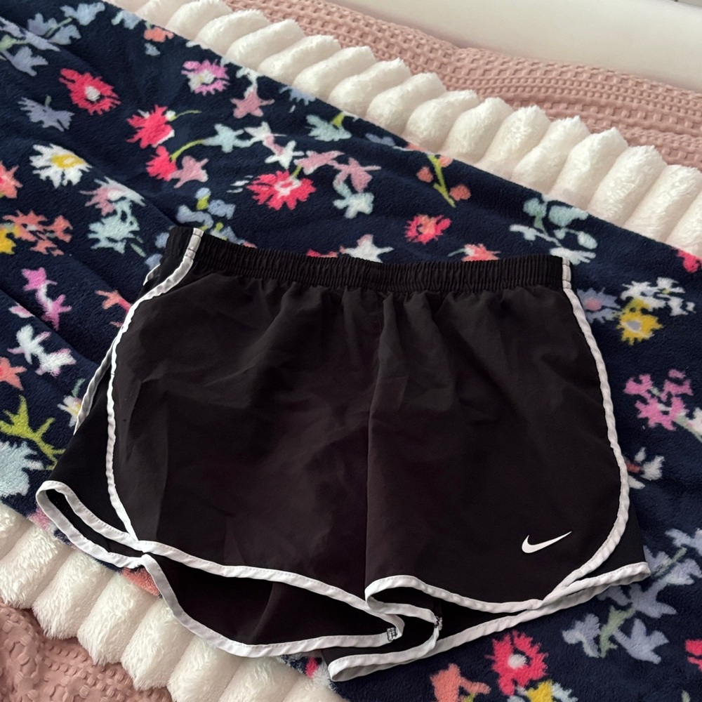 Nike Kids Black and White Trim Athletic Shorts
